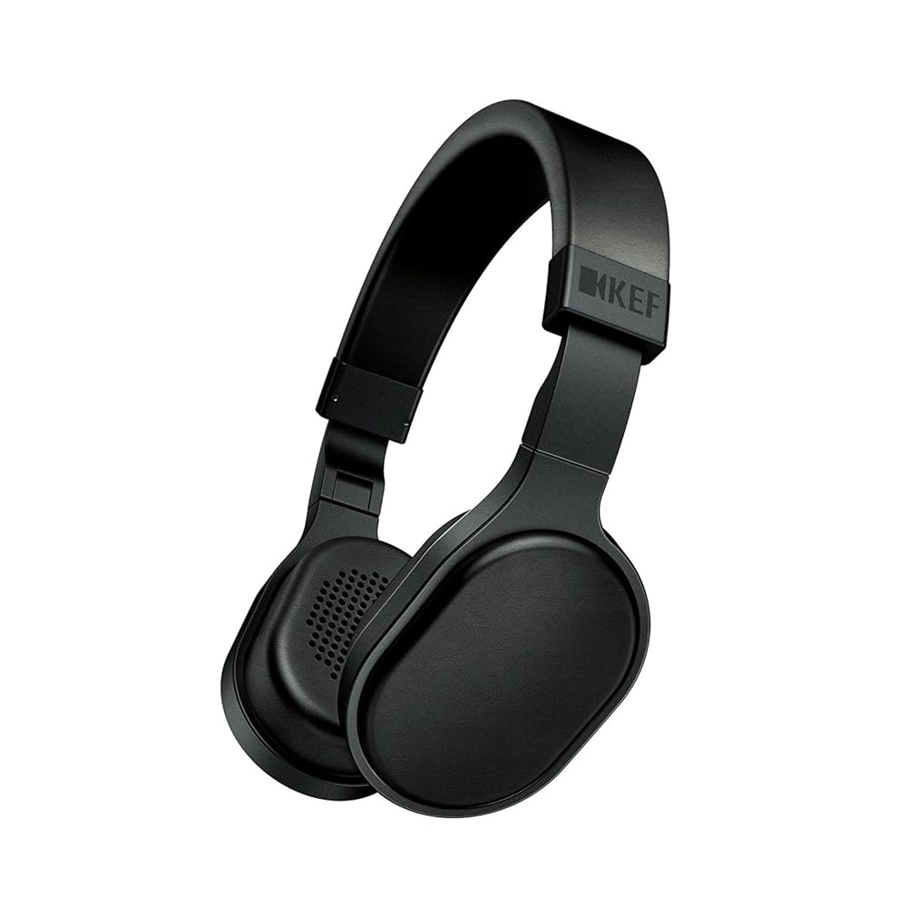 KEF M500 Hi-Fi On-Ear Headphones (Black) : Amazon.in